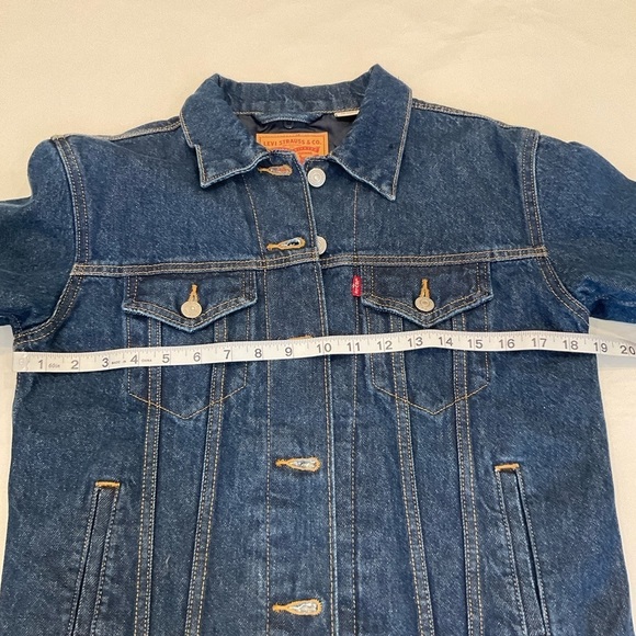 Levi's Insulated Quilted Lining Denim Jacket Size XSmall - Picture 10 of 16